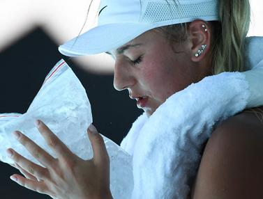 FOTO: Cara Petenis Dunia Mendinginkan Diri di Ajang Australian Open