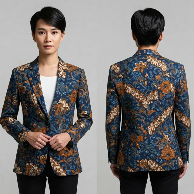 Model Baju Batik Wanita Modern 2025