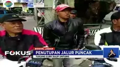 Para tukang ojek pangkalan yang ada di simpang Taman Safari Garden, Cisarua mengaku mengalami lonjakan pendapatan hingga 100 persen.
