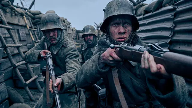Salah satu adegan film All Quiet on the Western Front. (Foto: Dok. Netflix/ IMDb)