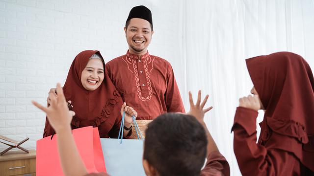 Ilustrasi hadiah lebaran