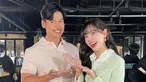 Chicco Jerikho dan Kim Sejeong. (Foto: Instagram/ clean_0828)