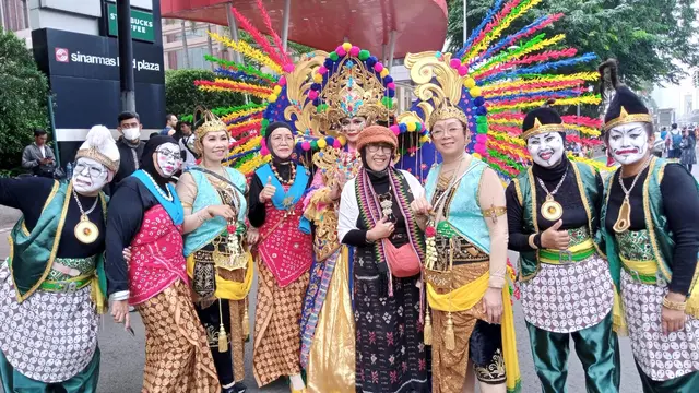 Parade Kreativitas Etnik Nusantara Para Penyintas Kanker yang Tergabung di CISC pada Minggu 7 Mei 2023 (Dokumen: CISC)