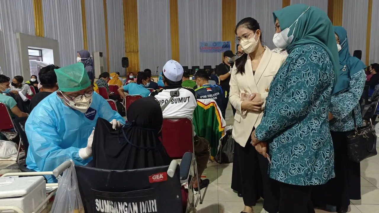 Vaksinasi Warga Disabilitas