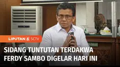Setelah Kuat Ma'ruf dan Ricky Rizal, sidang tuntutan juga akan dihadapi Ferdy Sambo, Putri Candrawathi, dan Richard Eliezer dalam kasus dugaan pembunuhan berencana Brigadir Yosua. Sidang tuntutan terdakwa Ferdy Sambo akan digelar pada hari ini.