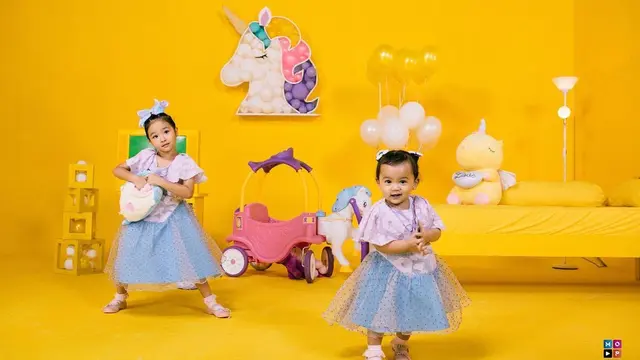 Jadi Penyanyi Cilik, Ini 6 Potret Thalia Putri Onsu saat Syuting Video Klip Lagu Baru