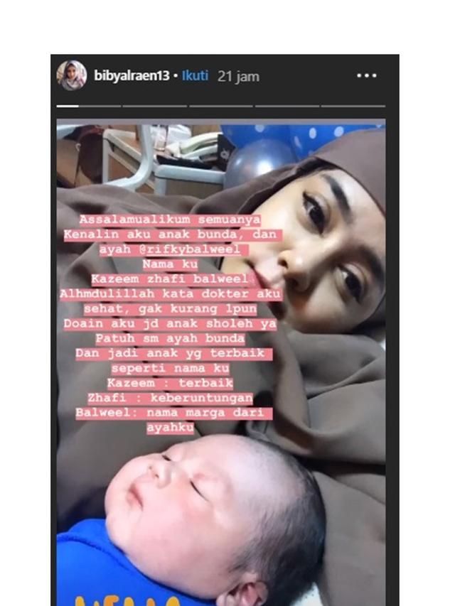 Istri Rifky Balweel Melahirkan Anak Laki-Laki, Ini 7 Potret Kehamilannya