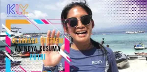 Anindya Kusuma Putri Ikut Tur Jet Ski Bali menuju Gili Trawangan.