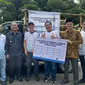 Penyerahan bantuan hewan kurban dari PT Krakatau Sarana Properti (KSP) bersama Krakatau Steel Group di area Pusdiklat Krakatau Steel, Kota Cilegon, Jumat (14/6/2024). (Ist)