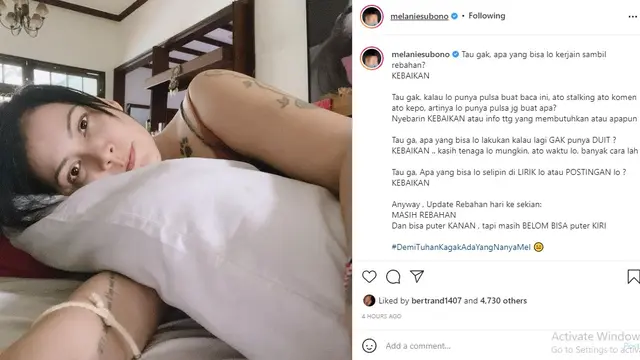 Melanie Subono (Foto: Instagram/@melaniesubono)