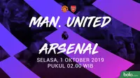 Premier League - Manchester United Vs Arsenal (Bola.com/Adreanus Titus)