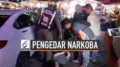 Pengedar narkoba berusaha kabur saat akan ditangkap polisi. Aksi kejar-kejaran pun terjadi di jalan Pattaya, Thailand.