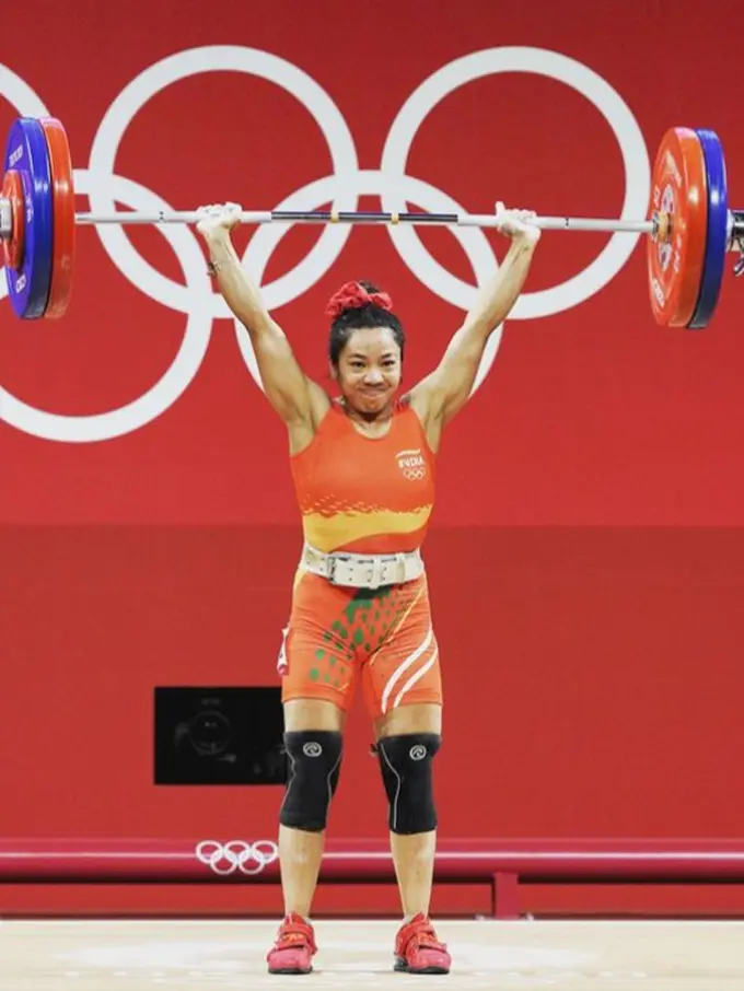 Raih Medali Perak di Olimpiade Tokyo 2020, Lifter India Dapat Bonus Pizza dan Tiket Bioskop Seumur Hidup