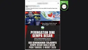 Deretan Hoaks Seputar Gempa yang Beredar di Media Sosial, Cek Faktanya