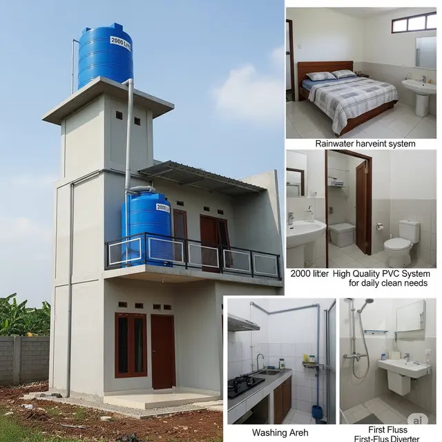 Desain Rumah Eco-Friendly dengan Sistem Rainwater Harvesting