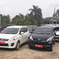 Sejumlah kendaraan dinas milik Pemkot Jambi. (Liputan6.com/B Santoso)
