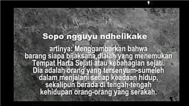 [Bintang] Ketahui Makna Hakiki Lagu Cublak-cublak Suweng