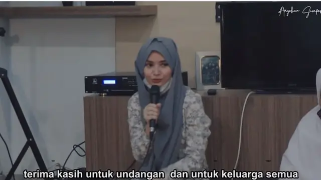 6 Potret Tasyakuran 4 Bulan Kehamilan Angelica Simperler, Tampil Berhijab