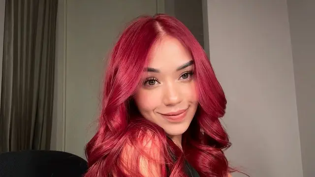 Potret Keanu, Awkarin, Lula Lahfah, Risya Brabo Kompak dengan Rambut  Merah