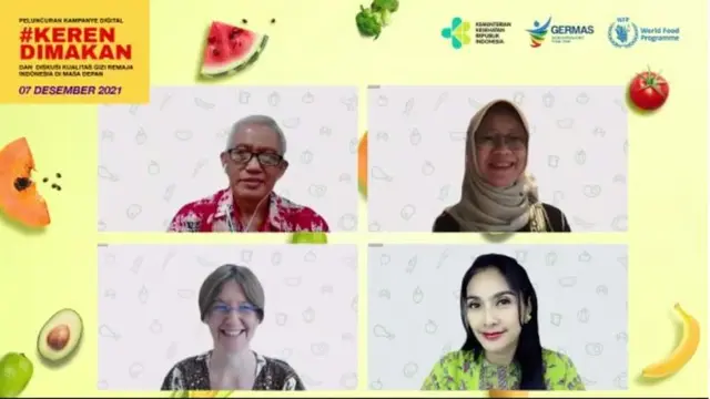 95 Persen Remaja Indonesia Kurang Makan Sayur dan Buah, UN WFP dan Kemenkes Luncurkan Kampanye Digital