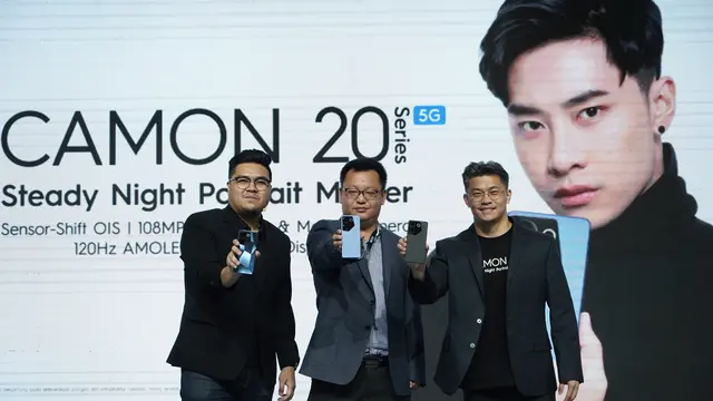 Tecno Camon 20 Series resmi diluncurkan di Indonesia (Tecno Indonesia)