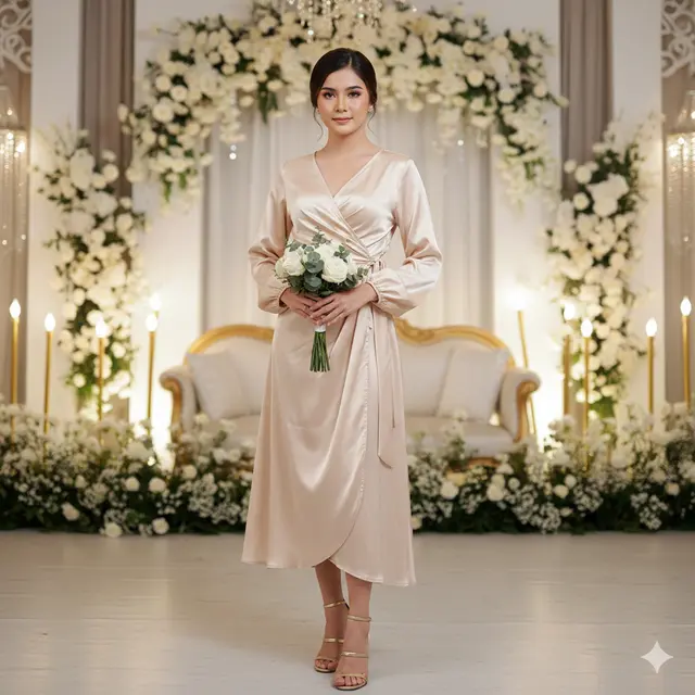 Model Baju Bridesmaid Agar Terlihat Langsing