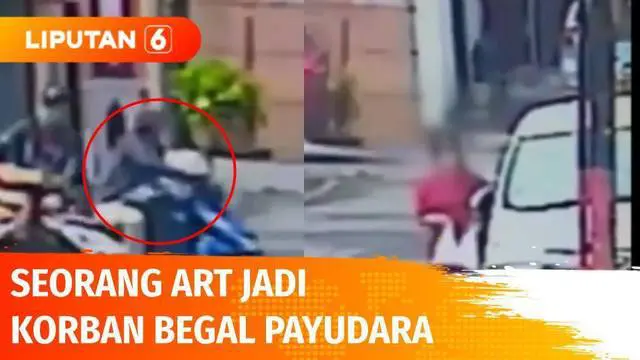 Begal payudara mengintai seorang wanita, asisten rumah tangga di Kemayoran, Jakarta Pusat. Berdasar rekaman kamera pengawas, aksi begal dilakukan pria pengendara sepeda motor dengan memepet korban, melancarkan aksinya dan langsung tancap gas.