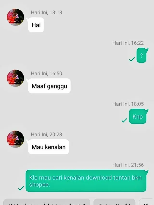 8 Chat Kocak Pembeli ke Penjual saat Belanja Online Ini Bikin Tepuk Jidat
