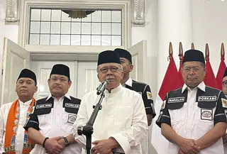 Ketua Majelis Kaum Betawi Fauzi Bowo atau Foke. (Liputan6.com/Winda Nelfira)
