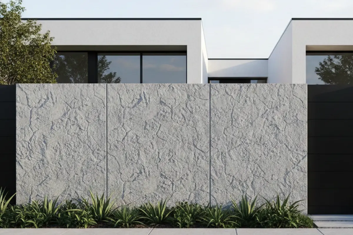 Model Pagar Beton Minimalis