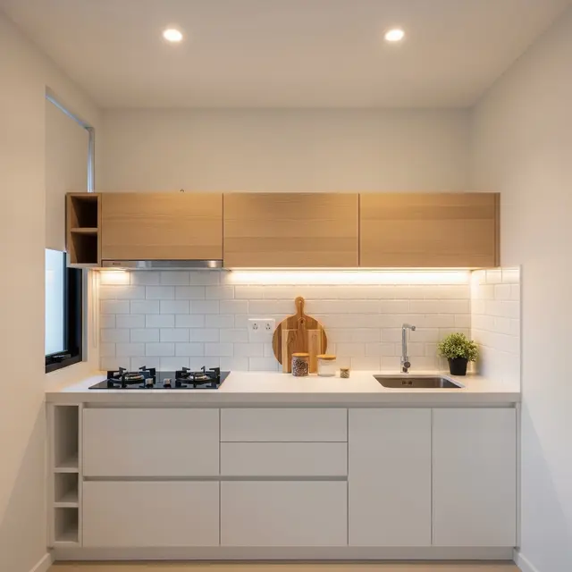 9 Desain Dapur Minimalis 2x1 untuk Rumah Subsidi, Hemat Tempat dan Fungsional