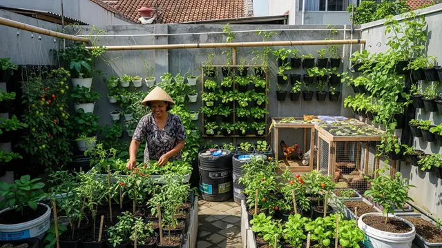 Cara Memulai Sistem Pangan Mandiri untuk Ibu Rumah Tangga di Lahan Terbatas