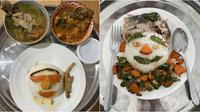Makanan berbentuk lucu yang disiapkan suami untuk istrinya yang baru melahirkan. (Sumber: Twitter/FarahMohan)