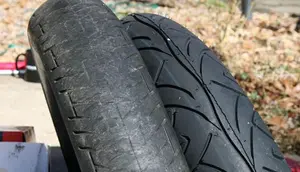 Sepeda Motor Pakai Ban Gundul Kena Tilang Rp 250 Ribu