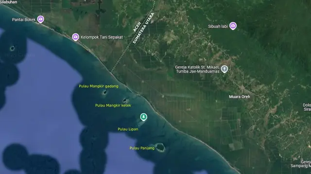 4 pulau Aceh masuk Sumut