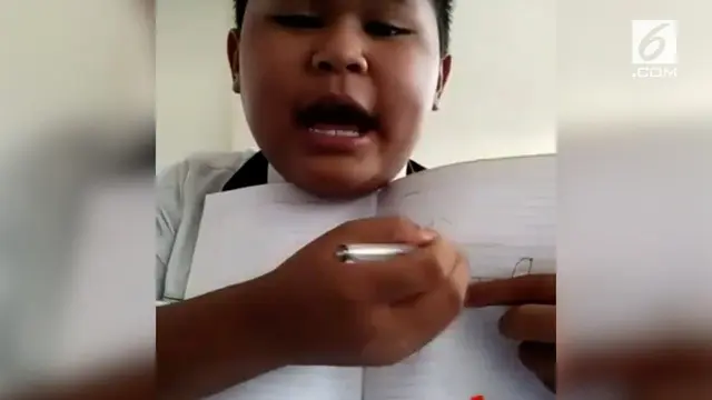 VIDEO: Kocak, Bocah Ini Bikin Tutorial Cara Bernapas