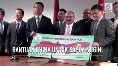 China memberikan sumbangan uang sebesar 2,6 juta Yuan atau setara 5 miliar Rupiah untuk korban bencana gempa yang melanda Papua Nugini.