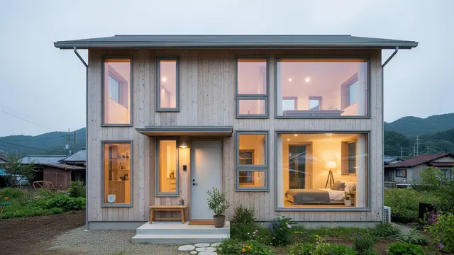 Desain Rumah Kecil Konsep Slow Living (AI)