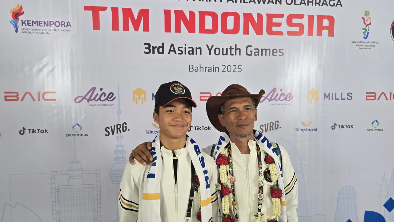 Atlet balap unta Indonesia Mohammad Al Fathih Abdillah