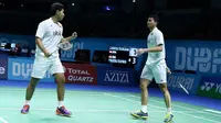 Ganda putra Indonesia, Angga Pratama/Ricky Karanda Suwardi, optimistis meraih kemenangan pada laga kedua Grup A BWF Super Series Finals 2016 di Dubai, UEA, Kamis (15/12/2016). (PBSI)