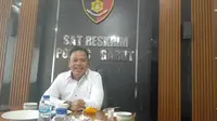 Kasatrekrim Polres Garut AKP Ari Rinaldo, di ruang kerjanya Satreskrim Polres Garut, Jawa Barat. (Liputan6.com/Jayadi Supriadin)