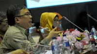  Kementerian Keuangan mengajukan anggaran dalam Rancangan Anggaran Pendapatan dan Belanja Negara-Perubahan (RAPBN-P) 2015 sebesar Rp25,7 triliun, Jakarta, Kamis (5/2/2015). (Liputan6.com/Andriam M Tunay)