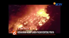 Warga sekitar menuturkan, kebakaran pertama kali diketahui sekitar jam 23.30 waktu setempat.