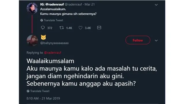 6 Respons Netizen Ditanya Maunya Gimana Ini Malah Bikin Baper