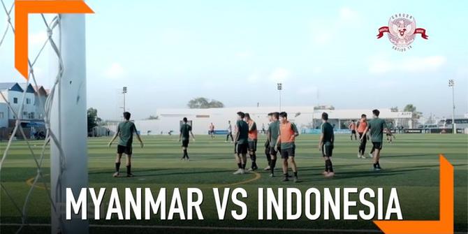 VIDEO: Latihan Timnas U-22 Jelang Laga Kontra Myanmar