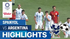 Berita Video Timnas Spnayol Vs Argentina (1-1) pada Selasa (28/7/2020)