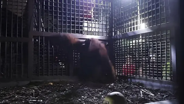 Mungky, orang utan di PSO ARSARI, Kalimantan. (Foto: Liputan6.com/Aceng Mukaram)
