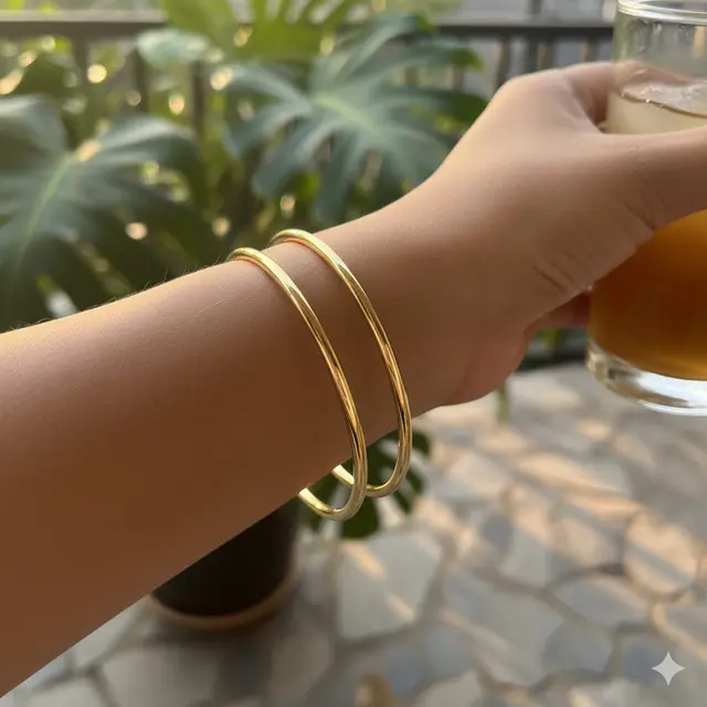 Model Gelang Emas Simpel yang Gampang Dijual Lagi