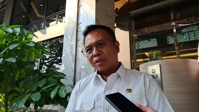 Deputi Bidang Ketersediaan dan Stabilisasi Pangan Bapanas, I Gusti Ketut Astawa di Kantor Kementerian Koordinator Bidang Perekonomian, Jakarta, Selasa (14/7/2026). (Foto: Liputan6.com/Arief RH)