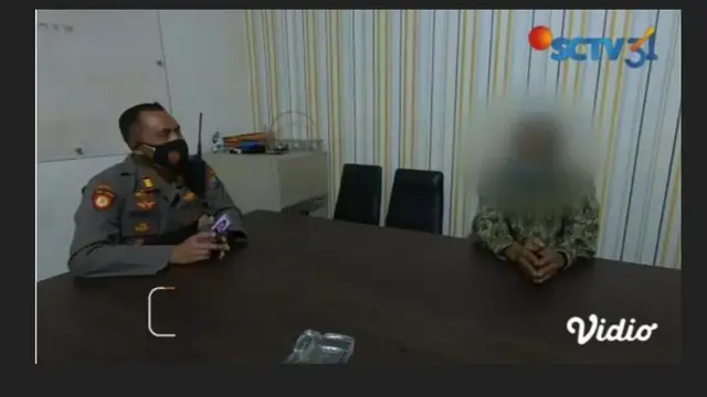 Terduga pelaku AB yang memberikan wafer berisi potongan silet, staples, dan benda tajam lainnya.